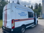 Аварийно-спасательная служба Ленобласти проводит замеры воздуха в Гатчине
