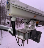 Неизвестные расстреляли две камеры контроля скорости в Ленобласти