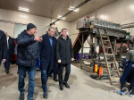 Александр Дрозденко и вице-премьер РФ Дмитрий Патрушев осмотрели крупнейшие сельхозпредприятия Ленобласти