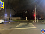 Водитель "Киа" сбил спешащего пешехода на "зебре" в Петербурге
