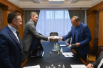 Александр Дрозденко встретился с руководством волейбольной команды "Динамо—ЛО"
