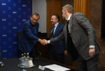 Александр Дрозденко встретился с руководством волейбольной команды «Динамо—ЛО»