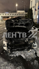 В Петербурге подожгли патрульный автомобиль