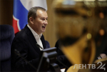 Фоторепортаж: губернатор Ленобласти наградил футбольную команду «Ленинградец»