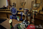 Фоторепортаж: губернатор Ленобласти наградил футбольную команду «Ленинградец»