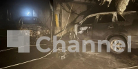 В паркинге многоэтажного дома Буграх загорелся автомобиль - 47Channel.Ru