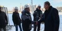 Александр Дрозденко проверил строительство школы в Новоселье - Администрация ЛенОбласти