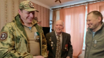 Участники СВО поздравили гатчинских ветеранов с Днем защитника Отечества