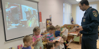 Обучение «Светлячков» навыкам пожарной безопасности - ГУ МЧС ЛО