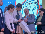 Школьники из Кудрово встретились с летчиком-космонавтом Анатолием Арцебарским