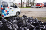 Леноблпожспас почтил память павших коллег в Кировске и провел субботник