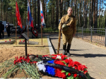 В Высоцке перезахоронили останки двух воинов