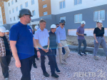 Александр Дрозденко проверил ход строительства нового многоквартирного дома в Вознесенье