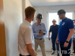 Александр Дрозденко проверил ход строительства нового многоквартирного дома в Вознесенье