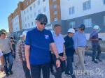 Александр Дрозденко проверил ход строительства нового многоквартирного дома в Вознесенье