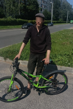В Петербурге велосипедный вор-рецидивист безуспешно пытался сбежать от Росгвардии
