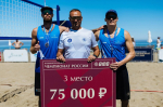 Ленинградцы взяли бронзу на чемпионате России по пляжному волейболу