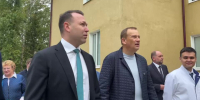 Александр Дрозденко осмотрел обновленную детскую поликлинику в Пикалево - 47Channel.Ru