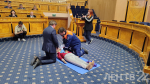 В Доме правительства Ленобласти прошел мастер-класс по оказанию первой помощи