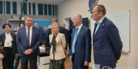 Александр Дрозденко и Николай Патрушев посетили Сосновский ЦО - 47Channel.Ru