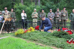 Останки 39 красноармейцев захоронили в Кировском районе