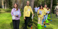Александр Дрозденко принял участие в посадке деревьев на «Аллее Героев» - ЛенТВ24
