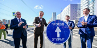 Губернатор Ленобласти открыл рабочее движение на участке от КАД до Петровского бульвара в Мурино - Комитет по дорожному хозяйству