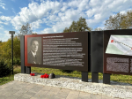У Нового Учхоза открыли памятник, посвященный легендарному танковому сражению экипажа Колобанова