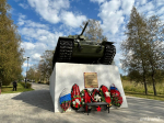 У Нового Учхоза открыли памятник, посвященный легендарному танковому сражению экипажа Колобанова