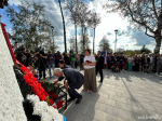 У Нового Учхоза открыли памятник, посвященный легендарному танковому сражению экипажа Колобанова