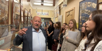 В Детском музее открытки университета начался новый выставочный год - ЛГУ им. А. С. Пушкина