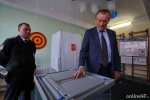 Александр Дрозденко проголосовал на выборах губернатора Ленобласти