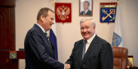 Александр Дрозденко встретился с гендиректором «Сургутнефтегаза» - ЛенТВ24