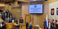 Сергей Бебенин поздравил Александра Дрозденко со вступлением в должность губернатора Ленобласти - Online47.Ru