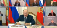 Владимир Путин в режиме видеоконференции встретился с избранными главами регионов - Online47.Ru