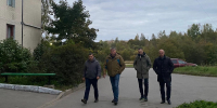 Евгений Смирнов с главой администрации Евгением Шестаковым провели встречу с директором управляющей компании «Волга» - Единая Россия
