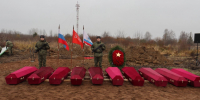 Останки более сотни красноармейцев перезахоронили в Кировском районе - ЛенТВ24