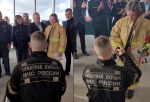 Курсант университета МЧС в Санкт-Петербурге сделал предложение своей девушке прямо во время соревнований