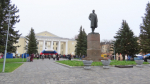 В Больших Лучках благоустроили площадь Ленина