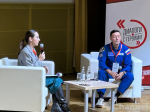 Молодежь Ленобласти побеседовала с космонавтом Сергеем Ревиным
