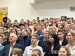 Ленинградские школьники и студенты встретились с космонавтом Сергеем Ревиным