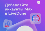 Платформа LiveDune запустила интеграцию с национальным мессенджером MAX