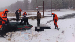 АССЛО публикует фото с места поисков пропавшего рыбака под Лугой