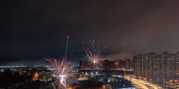 В новогоднюю ночь на Парнасе запускали фейерверки - 47Channel.Ru