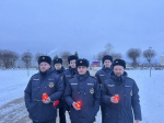 Сотрудники «Леноблпожспаса» почтили память героев в 83-ю годовщину прорыва блокады Ленинграда