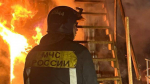 Пожар произошел в промзоне "Фосфорит" в Кингисеппском районе