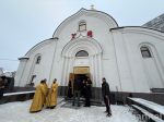 Участники Международных зимних игр Александра Невского приняли участие в Божественной литургии в Кудрово