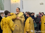 Участники Международных зимних игр Александра Невского приняли участие в Божественной литургии в Кудрово