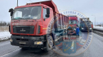 ДТП с участием грузовых машин произошло на трассе М-10 в Тосненском районе