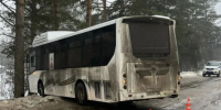 Кондуктор автобуса пострадал в аварии в поселке Важины - 47Channel.Ru